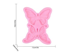 Molde silicona 2 mariposas